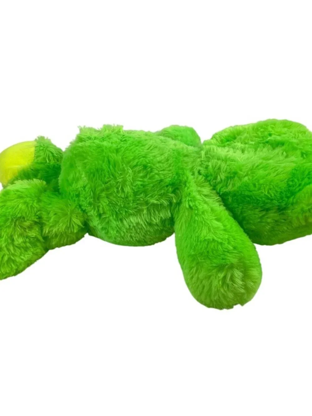 Vintage Fiesta Barrington 17" Neon Green Teddy Bear w/Bow Stuffed Plush Animal - Picture 6 of 9